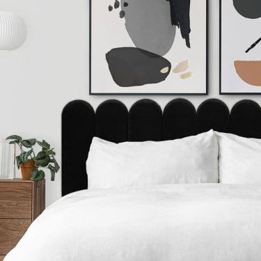 Imagem de KIT 6 Placas Cabeceira Nuvem Estofada Para Cama Box - Módulo 20cm x 60cm