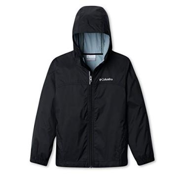 Imagem de Columbia Jaqueta de chuva Glennaker para meninos jovens, preta, grande