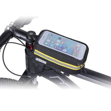 Imagem de BRIGHTFUFU pochete celular suporte para headphone bicicleta acessórios alforge bolsas para guidão de bicicleta alforje bicicleta de montanha bolsa de bicicleta Equipamento de ciclismo