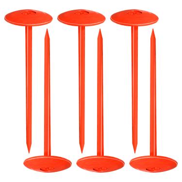 Imagem de FEBTECH - Marcador de tanque séptico – 8,9 cm x 17,78 cm – Marcadores de linha de propriedade adequados para proteger sua fossa séptica e limites de propriedade com estacas sólidas e resistentes –