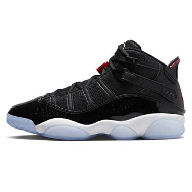 Imagem de T nis de basquete masculino Jordan com 6 an is 322992-012, Preto, 42 BR