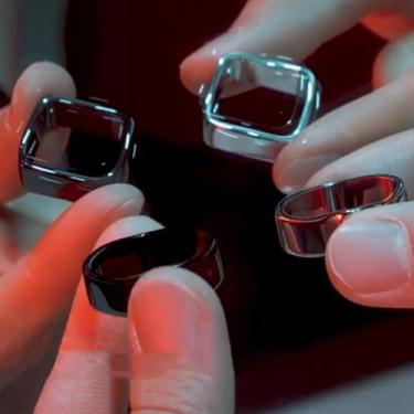 Imagem de MOMOMAGE Ambi Ring Magic Tricks (Black/Silver Available) Street Close up Illusions Gimmick Props Mentalism Circle Square Ring Magic (Silver)