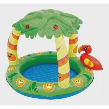 Imagem de Piscina 45 Litros Tropical Bebe Infantil Piscina Banho Boia - Mor