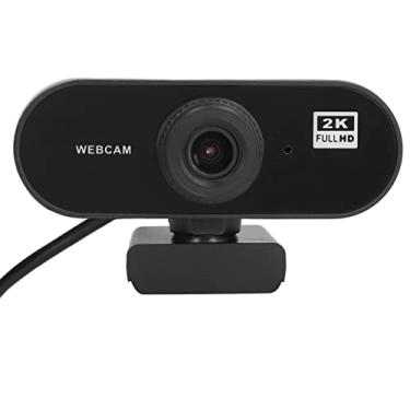 Imagem de Câmera para PC, Webcam de Streaming de Alta Definição 1080P Câmera Web Com Foco Automático Microfone Embutido, Webcams