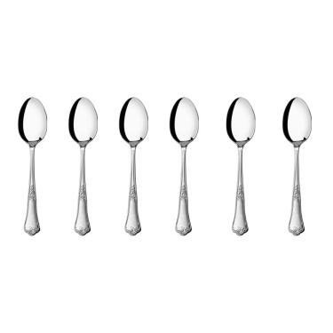Imagem de Kit 6 Colheres de Sobremesa Hercules Classic Aço Inox 493-004P