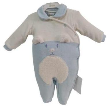 Imagem de Macacão Longo Soft Buckle Bebê Menino Inverno Paraiso 13136 - Azul claro - GG ( 9 - 12 MESES )-Masculino