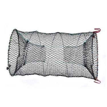 Imagem de Armadilha de rede de pesca, armadilhas de lagosta, rede de pesca dobrável, portátil, gaiola, lagosta, caranguejo, caranguejo, camarão, armadilha de peixe, armadilha de malha fundida, equipamento de