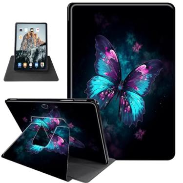 Imagem de Capa para Microsoft Surface Pro 7/Pro 6/Pro 5/Pro 4 com amortecedor de TPU macio, capa de couro PU, suporte giratório de 360°, despertar/hibernar automaticamente, capa à prova de choque para Surface