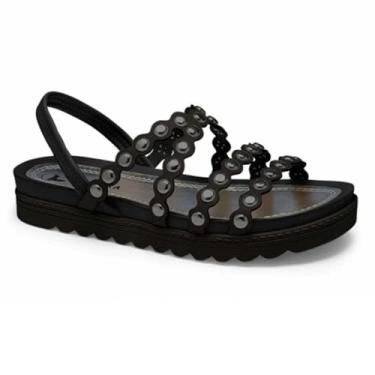 Imagem de Sandália Feminina Flatform Morino Preto Tanara T8133-0001