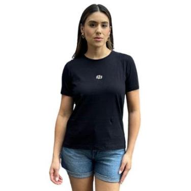 Imagem de Camiseta Feminina Básica Logo Placa Pequeno Colcci-Feminino