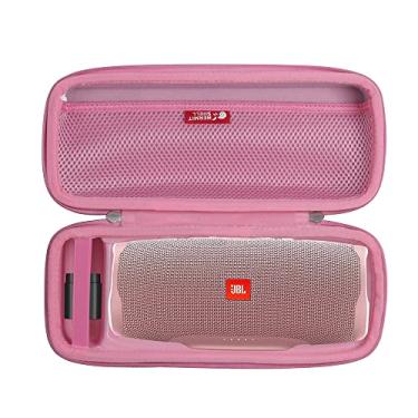Imagem de Hermitshell Capa de viagem para alto-falante Bluetooth portátil JBL Charge 5 / JBL Charge 4, rosa, Compacto