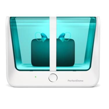 Imagem de PerfectDome | Acessório desumidificador de secador de aparelho auditivo mais rápido do mundo para aparelhos auditivos recarregáveis | Remove suor e umidade de aparelhos auditivos, AirPods e fones de