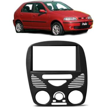 Imagem de Moldura Painel 7 Polegadas Fiat Palio 01 05 08 10 13 DVD MP5       - E