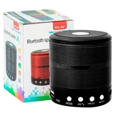 Imagem de Caixa De Som Portátil Mini Speaker Ws-887 Bluetooth PREMIUM