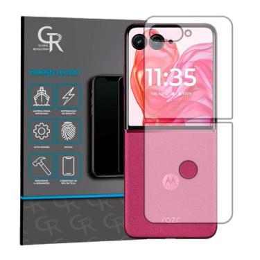 Imagem de Película Hidrogel HD Verso Para Motorola Razr 50 Ultra - GR Global Rev