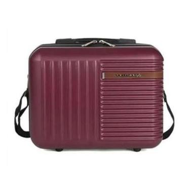 Imagem de Frasqueira Polo King Cairo ABS Média 14 Polegadas FR10339, Vinho