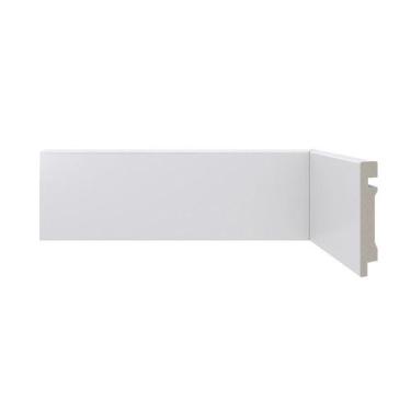 Imagem de Rodapé de Poliestireno Santa Luzia 451 Branco 70mm x 13mm x 2400mm, Br