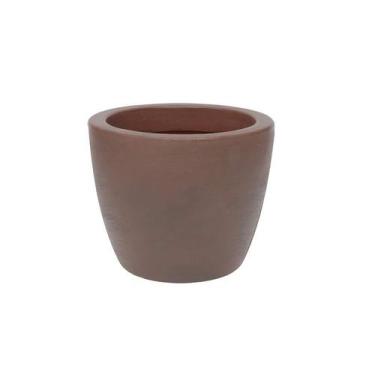 Imagem de Vaso Vasart Malta Redondo Rusty - 24 x 20 cm