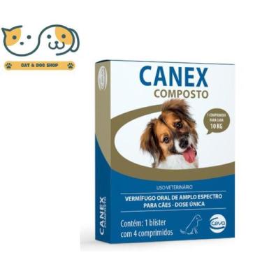 Imagem de Vermifugo Canex Composto para Cães até 10kg - 4 comprimidos - CEVA