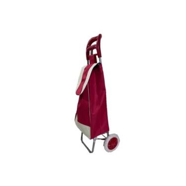 Imagem de Carrinho De Feira Compras Dobrável e Compacto - 123util, UD310