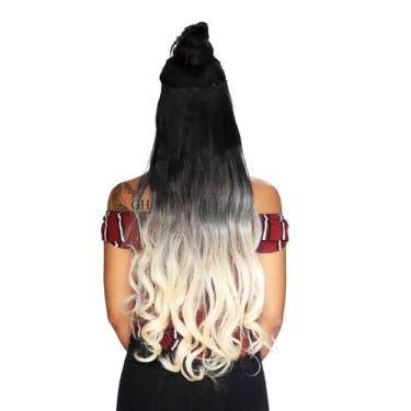 Imagem de Aplique Tic Tac Ondulado Idêntico Ao Humano - Com Volume -Mega Hair Im