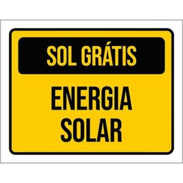 Imagem de Kit 3 Placas Sol Energia Solar - Sinalizo