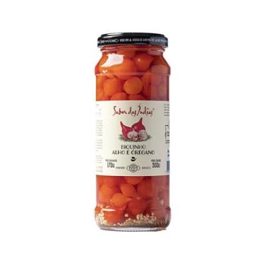 Imagem de Pimenta Biquinho Alho e Orégano 300g - Sabor das indias