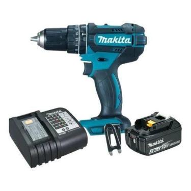 Imagem de Parafusadeira Furadeira Makita A Bateria 18v Dhp482 Bivolt C/ bateria 