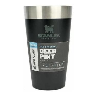 Imagem de Copo Térmico De Cerveja Inox Sem Tampa 473ml Original - Stanley, Preto