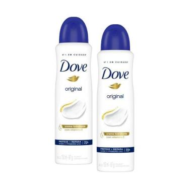 Imagem de Kit 2 Desodorantes Dove Antitranspirante Aerossol Original 150ml