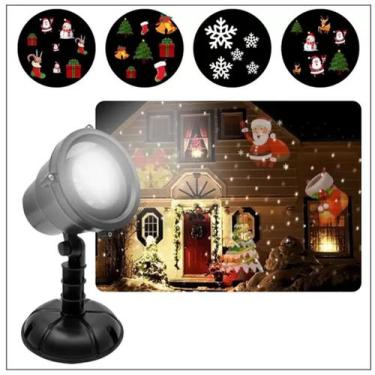 Imagem de Projetor De Natal Imagens Laser Externo Jardim Decoração Natal - mbr