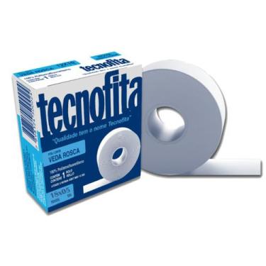 Imagem de Fita Veda Rosca Tecno Flon 18mm X 05M Fita Branca
