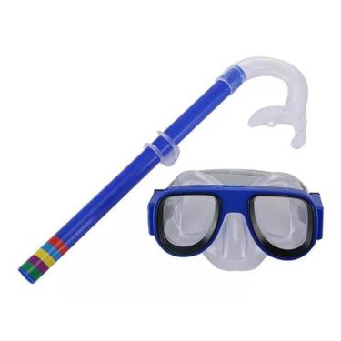 Imagem de Kit Mergulho Infantil Mascara Snorkel Protetor De Ouvido - Open Trade
