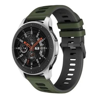 Imagem de Pulseira Silicone EsportivaPara Watch 46 E Gear S3 Cor Verde Escuro Co