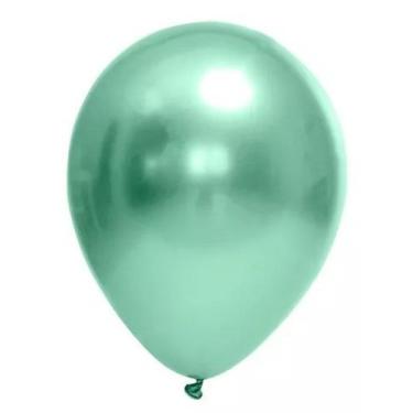 Imagem de Balao Cromado N9 Festball 25un Verde