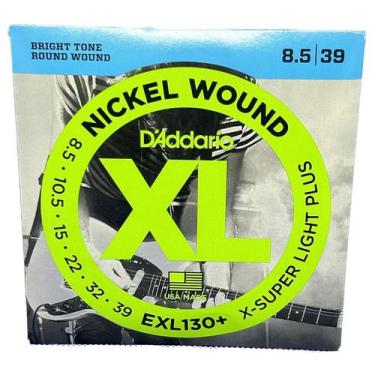 Imagem de Encordoamento 8.5-39 para Guitarra Nickel Wound D'Addario EXL130+ - D'
