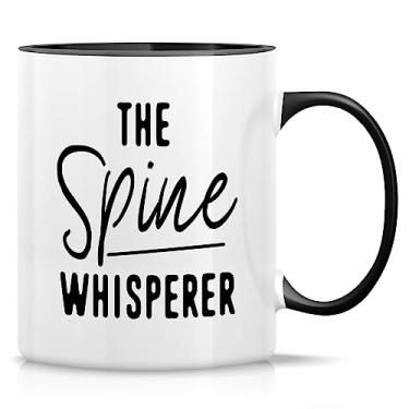 Imagem de Retreez Caneca engraçada - The Spine Whisperer Chiropractor Doctor Student 325 ml canecas de chá de cerâmica - engraçado, sarcasmo, motivacional, presentes de aniversário inspiradores - Caneca branca