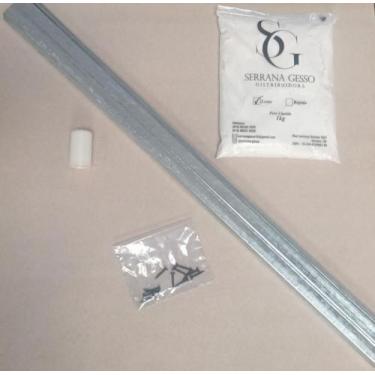 Imagem de Kit Reparo Forro de Gesso Drywall Sanca Parede - Serrana Gesso 