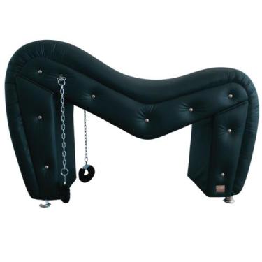 Imagem de Poltrona Cadeira Cavalinho Netflix Preto Com A.L.G.E.M.A.S - Desire Mó