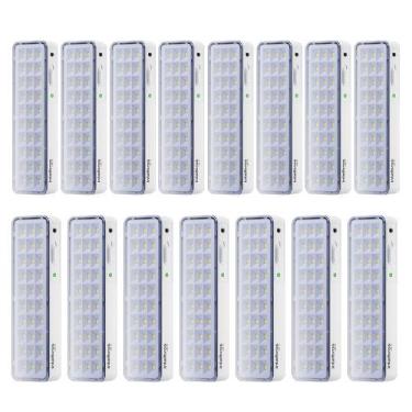 Imagem de Kit 15 Luminárias de Emergência Led Intelbrás Autônoma Lea 31 com 30 L