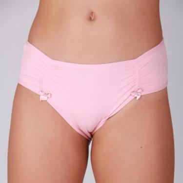 Imagem de Calcinha Amoo Infantil Boneca em Microfibra 743 C/3, Cores sortidas, G