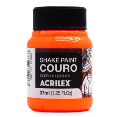 Imagem de Tinta para Couro Shake Paint Acrilex 37ml, 105 LARANJA