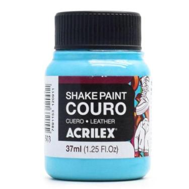 Imagem de Tinta para Couro Shake Paint Acrilex 37ml, 503 - AZUL CELESTE