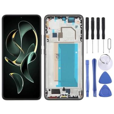 Imagem de tela Para Xiaomi Redmi K60 Ultra Original Material AMOLED Digitalizador de tela LCD Conjunto completo com quadro substituição da tela