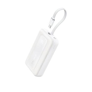 Imagem de Anker Power Bank (10K, 30W, Built-In USB-C Cable) B2C - UN White Iteration 1