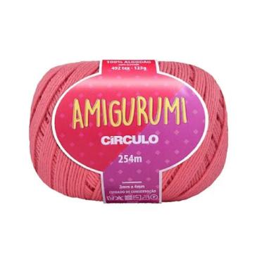 Imagem de Fio Linha Amigurumi Círculo para Crochê e Artesanato - 125g 254m Tex 4