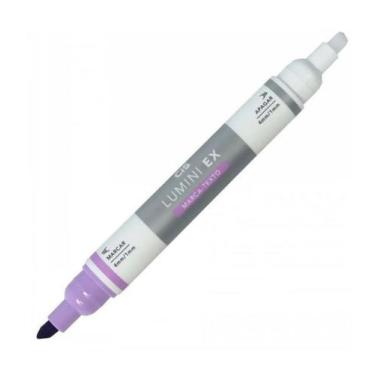 Imagem de Marca Texto Cis Lumini EX Apagavél Ponto Dupla, LILÁS