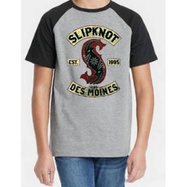 Imagem de Camiseta Infantil Slipknot - Alternativo Basico, 8 / Cinza