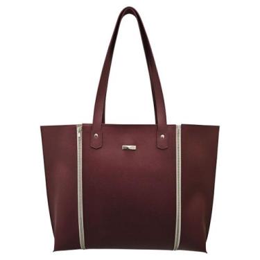 Imagem de Bolsa Duo material ecológico 277-R Raffai Couros, Marsala, Marsala