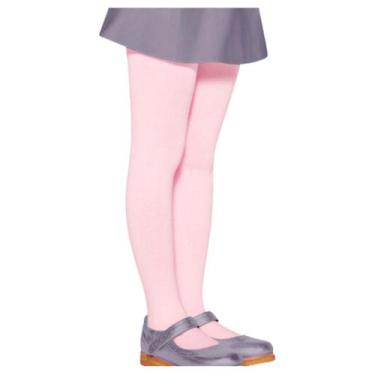 Imagem de Meia Calça Lupo Lobinha 2526 Infantil Algodão Fio 80, Rosa, BB